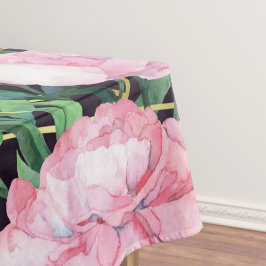 Elegant waterverf bloemen decoratief patroon tafelkleed