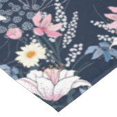 Elegant waterverf bloemen decoratief patroon tafelkleed (Gekanteld)