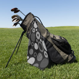 Elegant waterverf bloemendecoratie oogt catchend  golfhanddoek