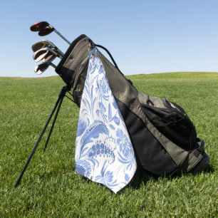 Elegant waterverf bloemendecoratie oogverblindend golfhanddoek