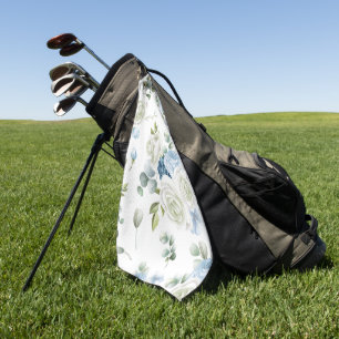 Elegant waterverf bloemendecoratie oogverblindend golfhanddoek