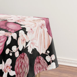 Elegant waterverf bloemendecoratiepatroon   tafelkleed