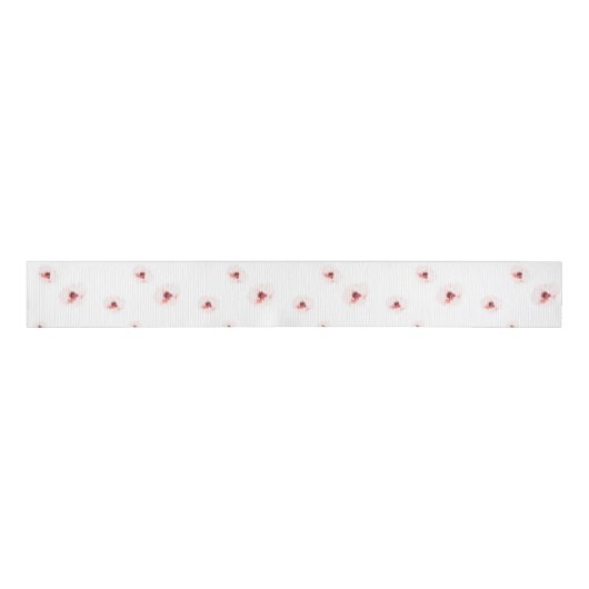 Elegant Waterverf Bloemengrosgrainlint Grosgrain Lint (Voorkant)