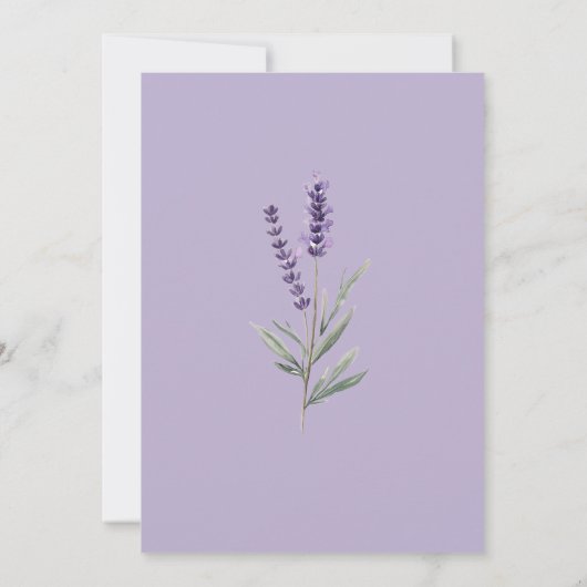 Elegant, waterverf, bloemig, vrijgezellenfeest lav kaart (Achterkant)