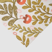 Elegant Waterverf bloemmotief Tissuepapier (Detail)