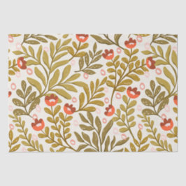 Elegant Waterverf bloemmotief Tissuepapier