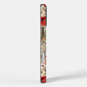Elegant waterverf bloempatroon gepersonaliseerd Case-Mate iPhone case (Achterkant / Rechts)