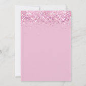 Elegant Waterverf Blush Pink Floral Vrijgezellenfe Kaart (Achterkant)