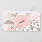Elegant Waterverf Blush Pink Taupe Gift Voucher (Achterkant)