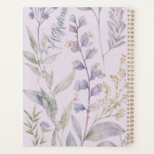 Elegant Waterverf Botanische Bloemmotief Planner (Achterkant)