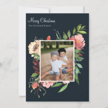 Elegant Waterverf Botanische Floral Foto