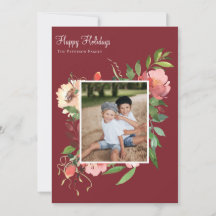 Elegant Waterverf Botanische Floral Foto