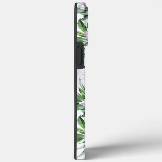 Elegant Waterverf Botanische Floral Name Case-Mate iPhone Case (Achterkant / Rechts)
