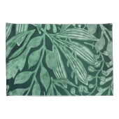 Elegant Waterverf Botanische Groene laat kunstwerk Kussensloop (Achterkant-Rechts)