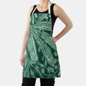Elegant Waterverf Botanische Groene laat kunstwerk Schort (Insitu)