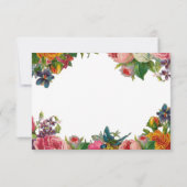 Elegant Waterverf Botanische tuinbouw RSVP Kaartje (Achterkant)