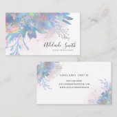elegant waterverf bouquet visitekaartje (Voorkant / Achterkant)