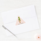 Elegant waterverf Boxwood Topiary sticker (Envelop)