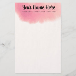 Elegant Waterverf Briefpapier
