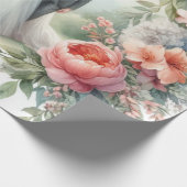 Elegant Waterverf bruiloft inpakpapier (Hoek)