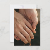 Elegant Waterverf Burgundy & Gold Save the Date (Achterkant)