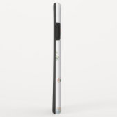 Elegant Waterverf Cactus Patroonmonogram Case-Mate iPhone Case (Achterkant/rechts)