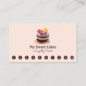 Elegant waterverf cake 10 Punch Customer Loyalty (Voorkant)