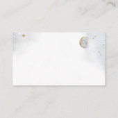 Elegant Waterverf Celestial Wedding Reception Informatiekaartje (Achterkant)