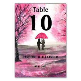 Elegant Waterverf Cherry Blossom Floral Wedding Kaart