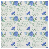 Elegant waterverf cornbloemen stof (Swatch)