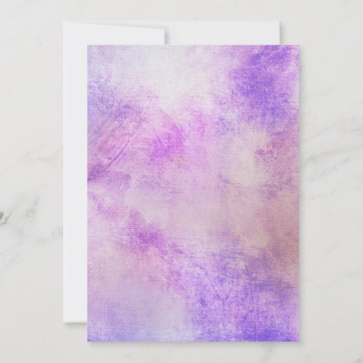 Elegant Waterverf Eenhoorn Modern Baby shower Kaart (Achterkant)