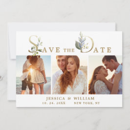 Elegant Waterverf Eucalyptus 3 FOTO Weddenschap Save The Date