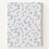 Elegant Waterverf Eucalyptus Aangepast recept Notitieboek (Achterkant)