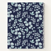 Elegant Waterverf Eucalyptus Aangepast recept Notitieboek (Achterkant)