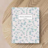 Elegant Waterverf Eucalyptus Aangepast recept Notitieboek