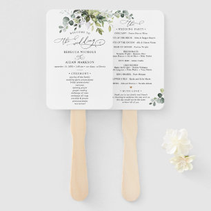 Elegant Waterverf Eucalyptus Greenery Wedding Ha Handwaaier