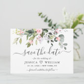 Elegant Waterverf Eucalyptus Greenery Wedding Sav Save The Date (Staand voorkant)