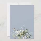 Elegant Waterverf Eucalyptus Greenery Wedding Save The Date (Achterkant)