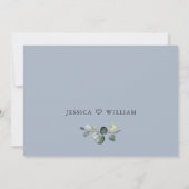 Elegant Waterverf Eucalyptus Greenery Wedding Save The Date (Achterkant)