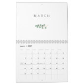 Elegant Waterverf Eucalyptus Kalender (Mar 2027)