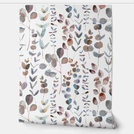 Elegant Waterverf Eucalyptus Leaves Behang