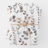 Elegant Waterverf Eucalyptus Pattern Wrapping Pa Inpakpapier Vel (In situ)
