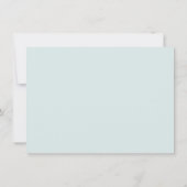 Elegant Waterverf Eucalyptus PHOTO Weddenschap Save The Date (Achterkant)