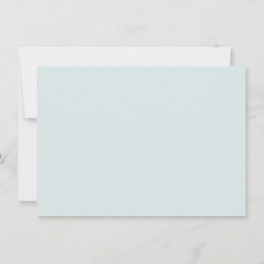 Elegant Waterverf Eucalyptus PHOTO Weddenschap Save The Date (Achterkant)