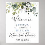 Elegant Waterverf Eucalyptus Rehearsal Dinner Poster<br><div class="desc">Elegant Eucalyptus Rehearsal Dinner Poster. De standaardgrootte is 8 x 10 duim, kunt u het in een grotere grootte veranderen. Voor verdere aanpassing, te klikken gelieve de "pas verder"verbinding aan en ons ontwerphulpmiddel te gebruiken om deze sjabloon te wijzigen. Als je hulp nodig hebt, neem dan contact met me op....</div>