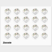 Elegant Waterverf Eucalyptus Return Address Label (Vel)