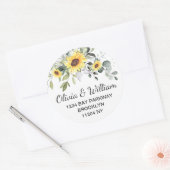 Elegant Waterverf Eucalyptus Return Address Label (Envelop)