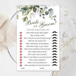 Elegant Waterverf Eucalyptus Vrijgezellenfeest Gam