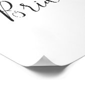 Elegant Waterverf Eucalyptus Vrijgezellenfeest Poster (Hoek)