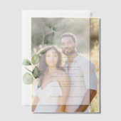 Elegant Waterverf Eucalyptus Vrijgezellenfeest Vellum Uitnodigingen (Offset (Koppel))